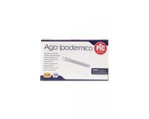 Ago PIC ipodermico sterile G25 - ago monouso per iniezioni sottocutanee