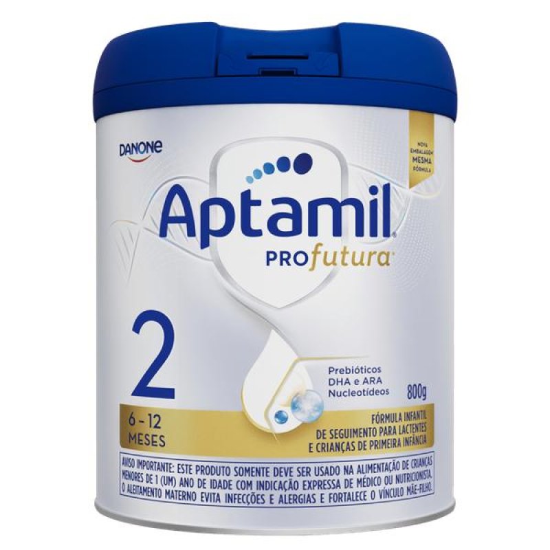 Aptamil Profutura 2 Latte di Proseguimento in Polvere per Lattanti da 6 a 12 Mesi Confezione da 800 Grammi Aptamil Profutura 2 Latte di Proseguimento in Polvere per Lattanti da 6 a 12 Mesi Confezione da 800 Grammi