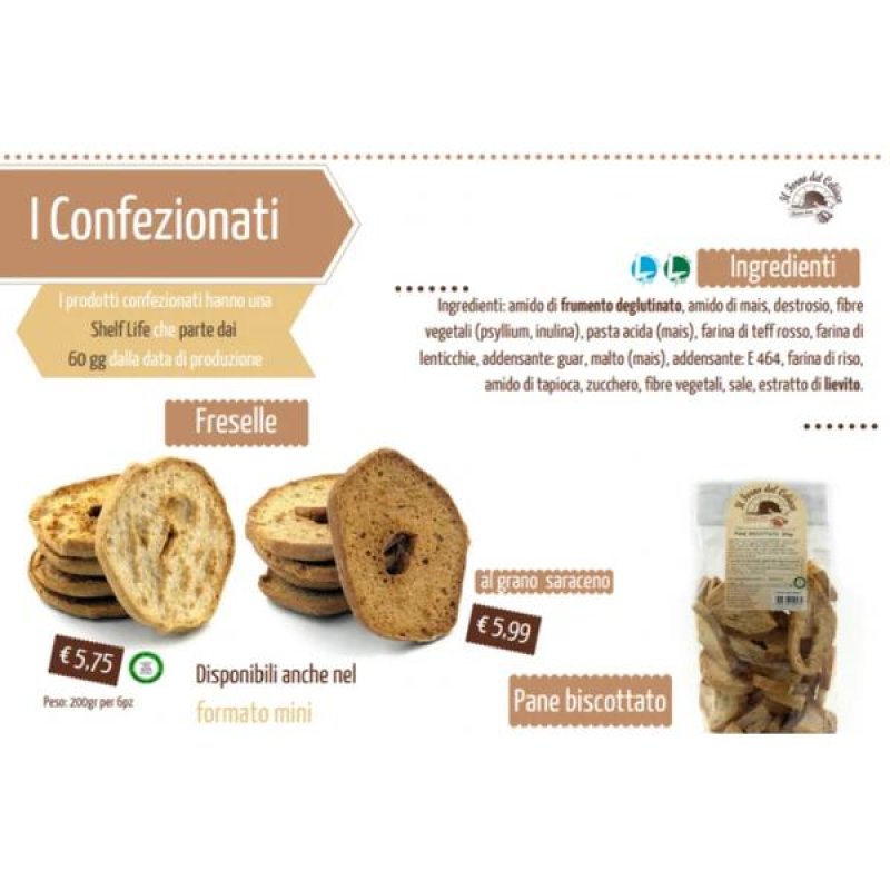 Freselle Integrali Mini Senza Glutine - Il Forno Del Celiaco Freselle Integrali Mini Senza Glutine - Il Forno Del Celiaco