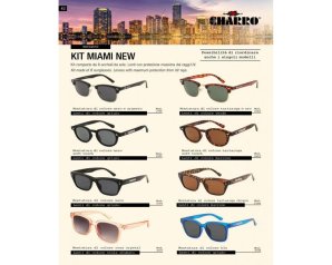 El Charro Kit Occhiali da Sole Miami Set 8 Pezzi Unisex Stile Charro Fashion