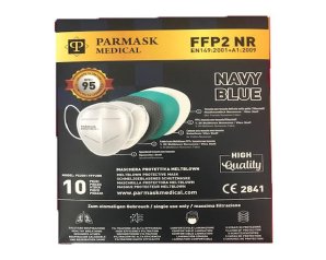 Mascherina protettiva filtrante per adulti livello 2 non riutilizzabile bianca 1 pezzo