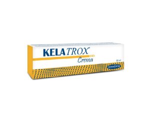 Kelatrox Crema 50 Millilitri Trattamento Cicatrici e Cheloidi Rigenerante Lenitiva per Pelle Delicata
