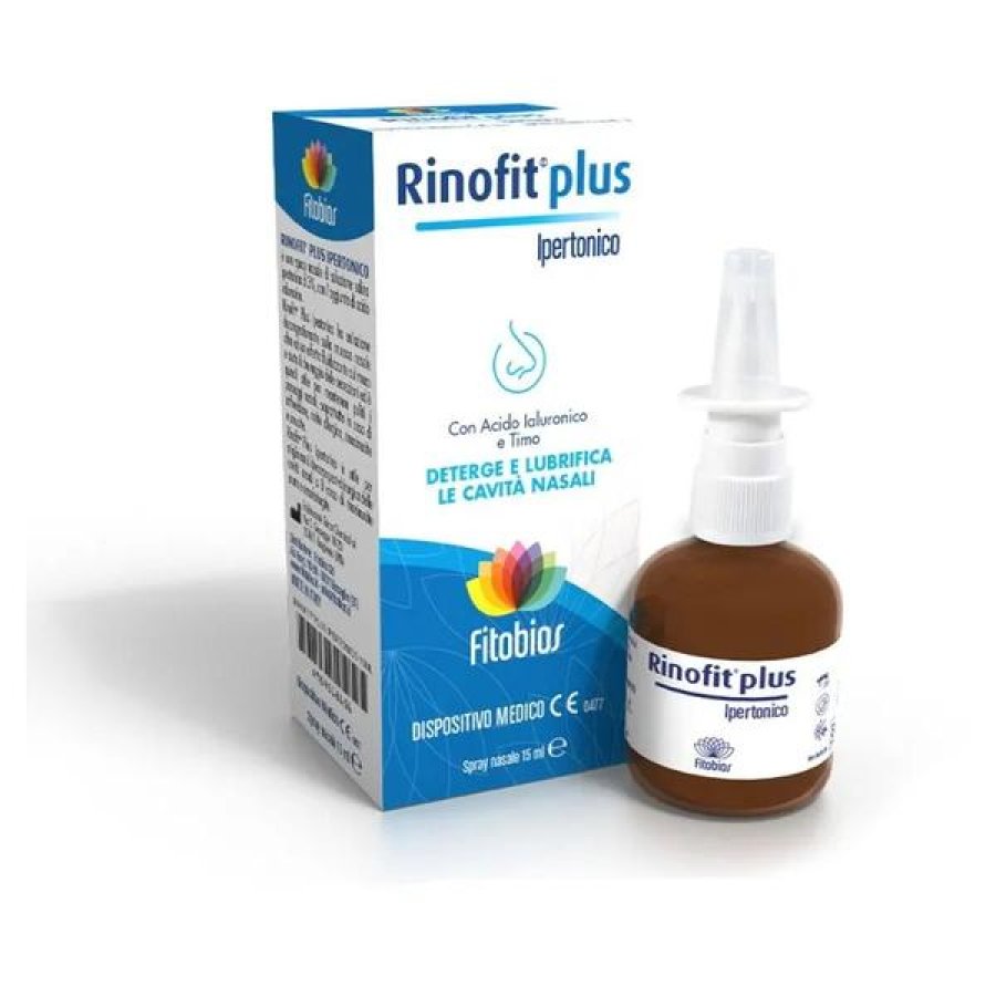Rinofit Plus Spray Nasale Ipertonico - decongestionante per naso chiuso e sinusiti Rinofit Plus Spray Nasale Ipertonico - decongestionante per naso chiuso e sinusiti