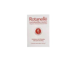 Rotanelle Plus 24 Bustine Integratore Probiotico per Equilibrio della Flora Intestinale di Adulti e Bambini