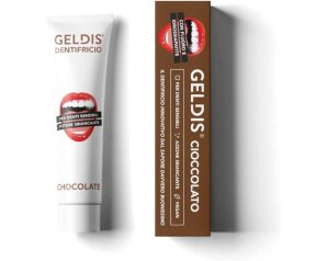 Geldis Dentifricio al Cioccolato per Bambini - Pasta Dentifricia al Gusto di Cioccolato Dolce per Igiene Orale Quotidiana