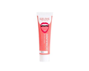 Geldis Dentifricio alla Pesca Rosa 75 ml – Dentifricio Delicato al Gusto Pesca per Igiene Orale Quotidiana