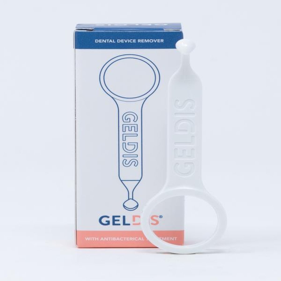 Geldis Remover Strumento per rimuovere gli Allineatori con Antibatterico 1 pezzo Geldis Remover Strumento per rimuovere gli Allineatori con Antibatterico 1 pezzo