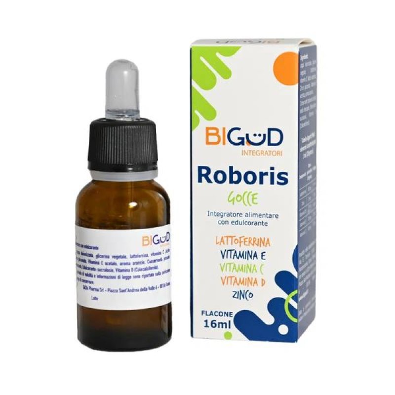 Bigud Roboris gocce 16 ml - integratore tonico ricostituente in gocce