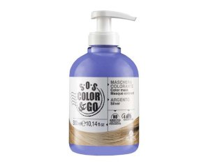 SOS Color & Go Maschera Colorante Argento Effetto Colorazione Riflessante 300 ml