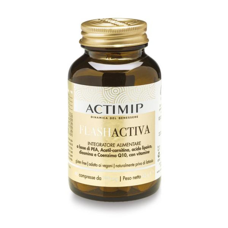 Flashactiva Integratore Alimentare per Circolazione e Gambe Leggere 60 Compresse MIP Flashactiva Integratore Alimentare per Circolazione e Gambe Leggere 60 Compresse MIP