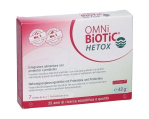 Omni Biotic Hetox 7 bustine - integratore probiotico per fegato e detox intestinale