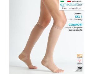 Medi KL1 gambaletto cotone lungo taglia 6 - calza medicale classe 1