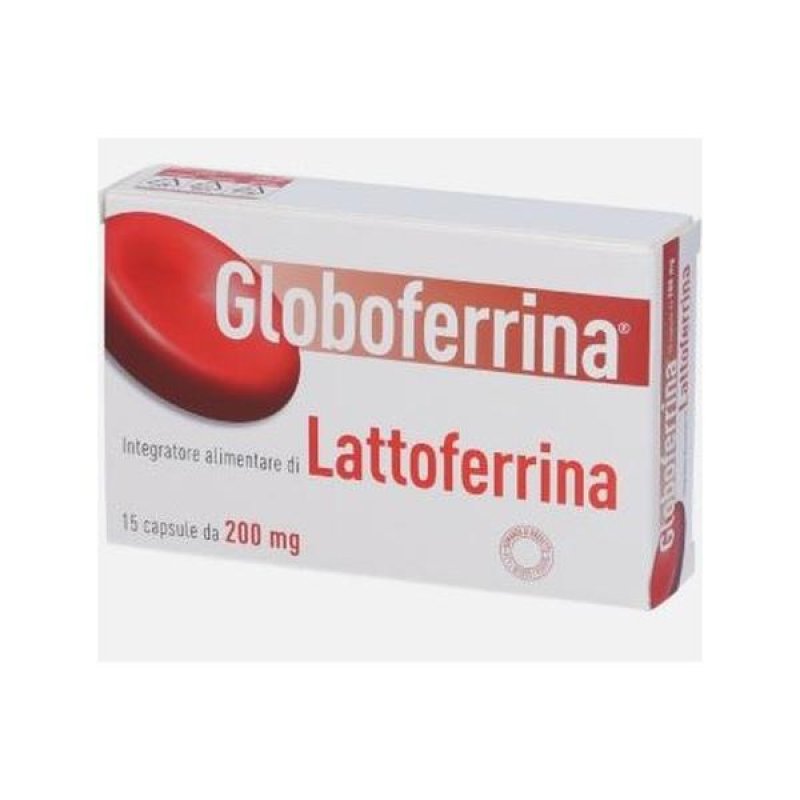 Alfasigma Globoferrina Integratore di Lattoferrina 200 mg 15 Capsule Alfasigma Globoferrina Integratore di Lattoferrina 200 mg 15 Capsule