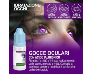 Zeaxalutein collirio 10 ml - gocce oculari con acido ialuronico per occhi secchi arrossati