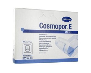 Cosmopor Medicazione Sterile Adesiva 10 x 8 centimetri 5 pezzi – Cerotto Post Operatorio per Ferite e Cicatrici con Garza Assorbente e Videos Istruzioni