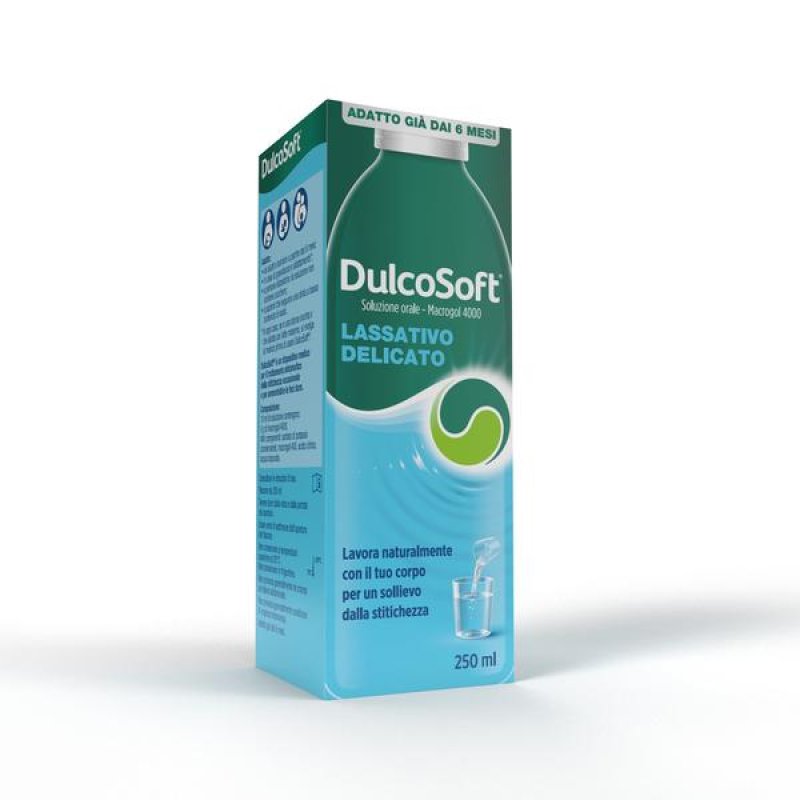 Dulcosoft soluzione orale 250 ml - lassativo osmotico a base di macrogol