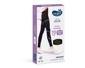 Sauber Jolie FI Dry 70 nero L/XL - collant modellante 70 den taglia L/XL