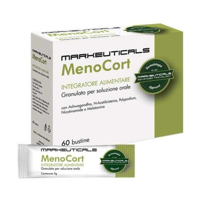 Markeuticals Menocort Integratore Alimentare 60 Bustine Markeuticals Menocort Integratore Alimentare 60 Bustine