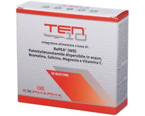 Ten 10 10 bustine - integratore energetico con aminoacidi e vitamine