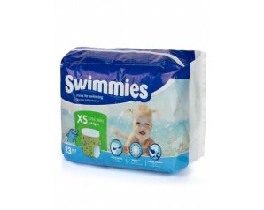 Swimmies Pants Small Taglia 1 4-9 Chilogrammi 12 Pezzi – Pannolini Costume Contenitivi per Neonati per Mare e Piscina