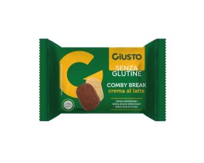 Giusto Senza Glutine Comby Break al Latte – Merendine Senza Glutine Ripiene al Latte per Colazione e Merenda
