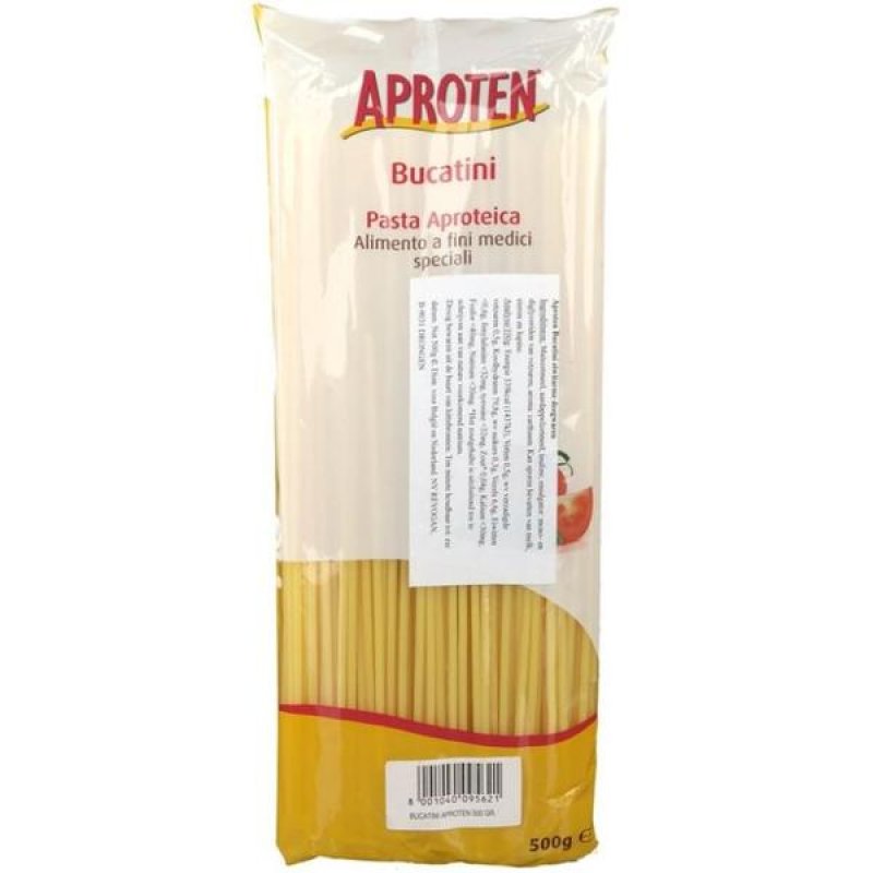 Aproten Bucatini Pasta Ipoproteica 500 grammi – Speciale Offerta Promo per Diete a Basso Contenuto Proteico Aproten Bucatini Pasta Ipoproteica 500 grammi – Speciale Offerta Promo per Diete a Basso Contenuto Proteico