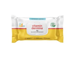 Vitamindermina Salviette Detergenti 80 Pezzi | Salviettine Delicate per Igiene Quotidiana di Neonati e Pelli Sensibili