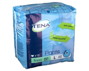 Tena Pants Super L 12 pezzi - pannoloni a mutandina super assorbenti taglia L
