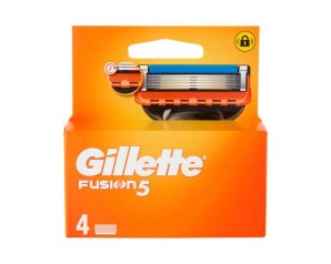Gillette Fusion5 lame di ricambio 4 pezzi - testine a 5 lame per rasatura precisa