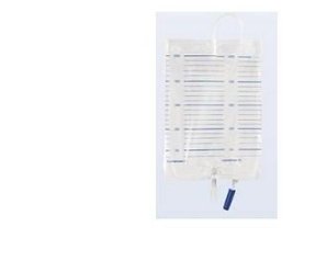 Sacca urinaria da letto Diacare 130 cm con tubo di scarico, sacchetto per raccolta urina 2 litri, confezione da 25 pezzi