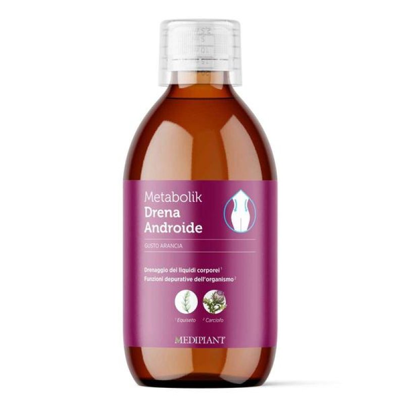 Metabolik Drena Androide Ananas Integratore Drenante Corpo e Gambe Azione Diuretica e Snellente 500 ml Metabolik Drena Androide Ananas Integratore Drenante Corpo e Gambe Azione Diuretica e Snellente 500 ml