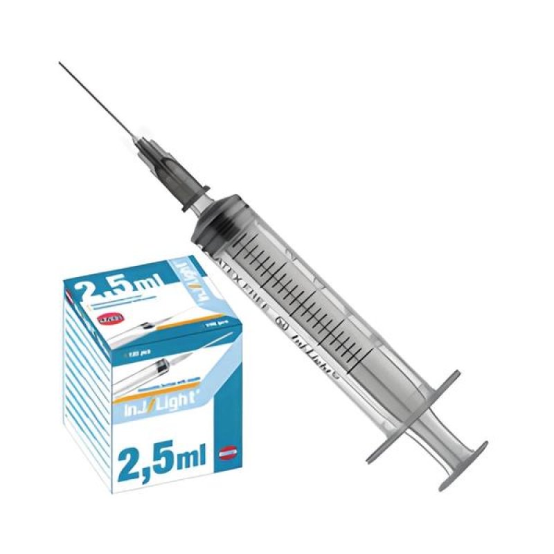 Sir Plas siringa sterile 2,5 ml G23 10 pezzi SF+ - siringhe monouso con ago Sir Plas siringa sterile 2,5 ml G23 10 pezzi SF+ - siringhe monouso con ago