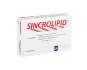 Sincrolipid 20 Compresse Integratore Colesterolo e Trigliceridi per Metabolismo dei Lipidi
