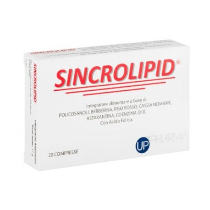 Sincrolipid 20 Compresse Integratore Colesterolo e Trigliceridi per Metabolismo dei Lipidi Sincrolipid 20 Compresse Integratore Colesterolo e Trigliceridi per Metabolismo dei Lipidi