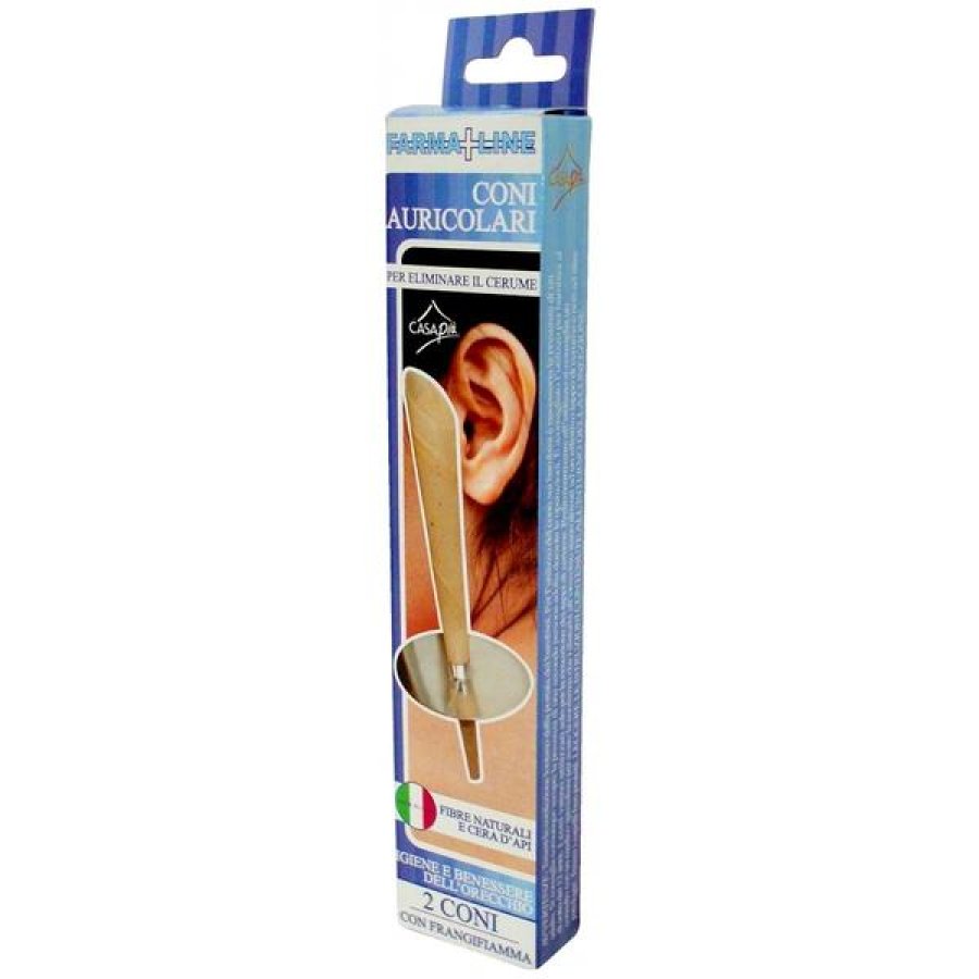 Coni auricolari SF+ 2 pezzi - coni per igiene auricolare Coni auricolari SF+ 2 pezzi - coni per igiene auricolare