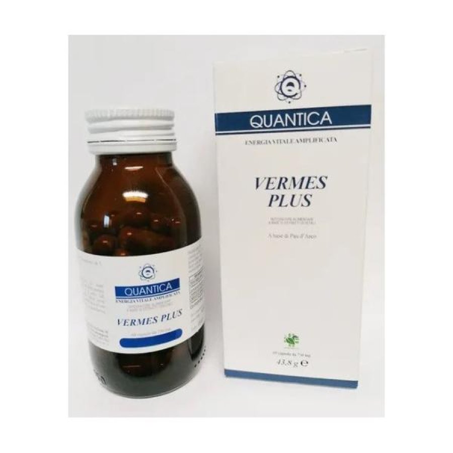 Quantica Vermes Plus 60 opercoli - integratore con estratti vegetali per benessere intestinale Quantica Vermes Plus 60 opercoli - integratore con estratti vegetali per benessere intestinale
