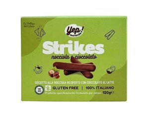 Yep Merenda Strikes Nocciole 120 g – Snack alla Nocciola per Merenda Gustosa e Croccante