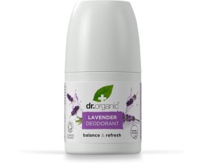 Dr Organic Lavender deodorante 50 ml - deodorante naturale alla lavanda senza sali di alluminio