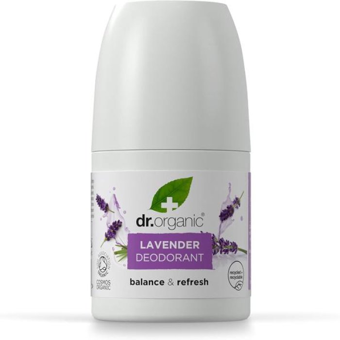 Dr Organic Lavender deodorante 50 ml - deodorante naturale alla lavanda senza sali di alluminio