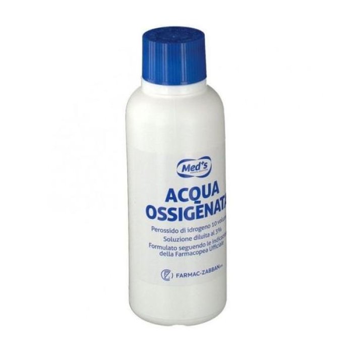 Acqua Ossigenata 10 Volumi 250 Millilitri Disinfettante Antisettico per Uso Esterno