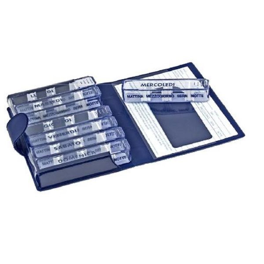 Portapillole settimanale SF+ - portapillole settimanale con scomparti Portapillole settimanale SF+ - portapillole settimanale con scomparti