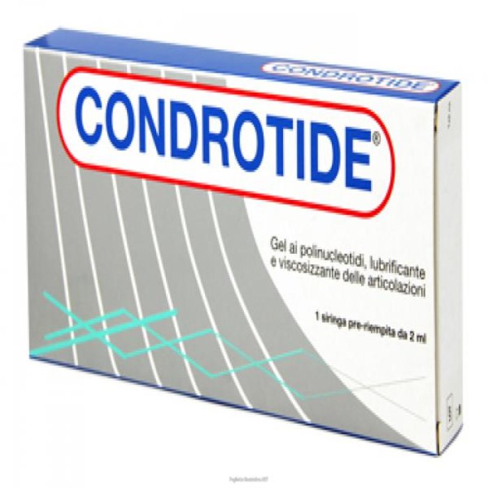 Condrotide Intra Articolare Siringa Pre Riempita 2% Acido Ialuronico Dispositivo Medico per Dolori Articolari