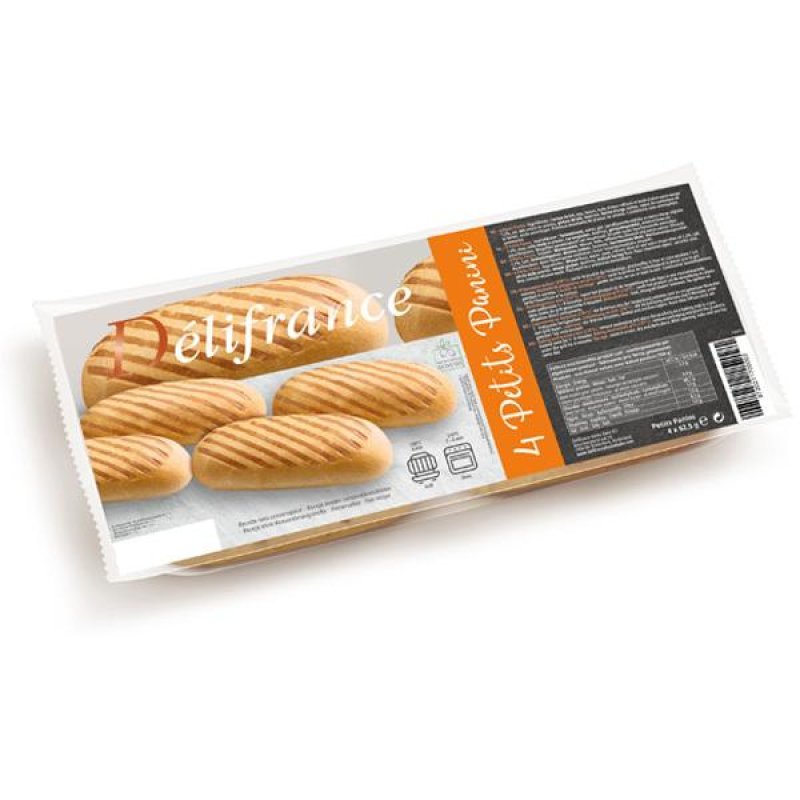 Panini 250 g Pane Morbido per Sandwich e Hamburger confezione da 4 Panini