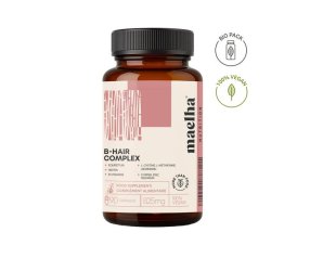 Maelha Nutr B Hair Complete Integratore per Capelli 90 Capsule per Hair Hard Crescita Capelli Forti e Sani
