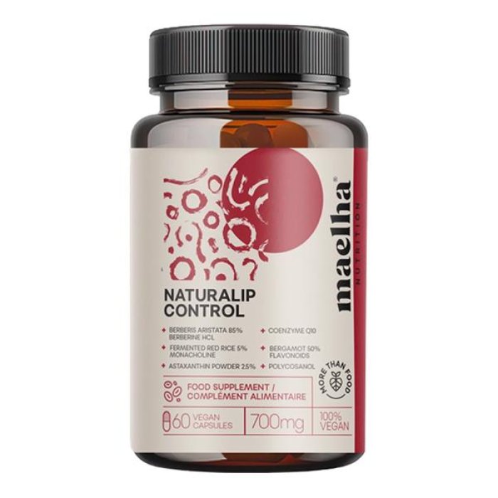 Maelha Nutr Naturalip Integratore Alimentare per il Controllo dei Lipidi nel Sangue 60 Capsule Maelha Nutr Naturalip Integratore Alimentare per il Controllo dei Lipidi nel Sangue 60 Capsule