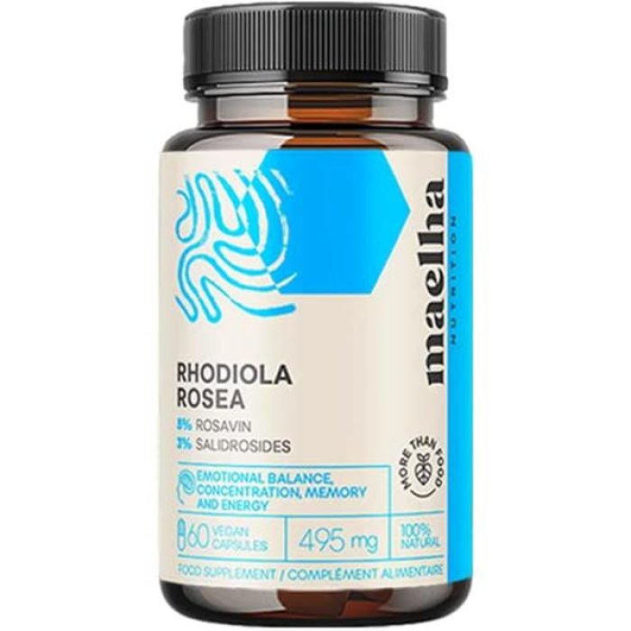 Maelha Nutr Rhodiola Rose Integratore con Rhodiola e Rose 60 Capsule | Supporto a Stress, Energia e Umore Maelha Nutr Rhodiola Rose Integratore con Rhodiola e Rose 60 Capsule | Supporto a Stress, Energia e Umore