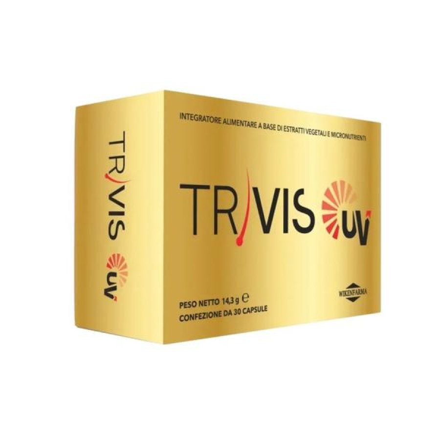 Trivis UV 30 capsule - integratore con luteina e zeaxantina per la vista Trivis UV 30 capsule - integratore con luteina e zeaxantina per la vista