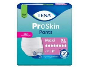 Tena ProSkin - Pants Maxi Mutandine Assorbenti per Incontinenza Taglia XL 10 pezzi