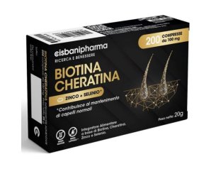 Biotina e Cheratina 200 Compresse – Integratore per Capelli, Unghie e Pelle ad Alto Dosaggio