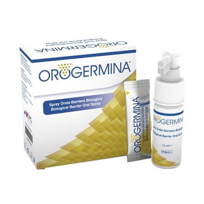 Orogermina Spray Orale 2 Flaconi &ndash; Probiotico per il Benessere della Mucosa Orale e della Gola